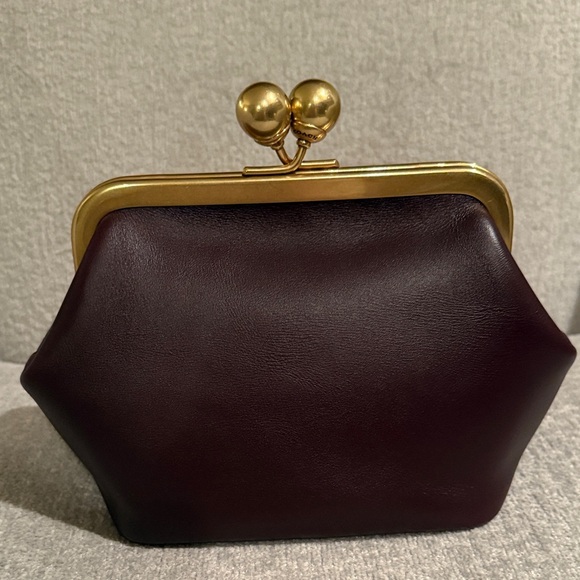 NWT Coach Kisslock 16 Bag - black currant - Picture 2 of 4